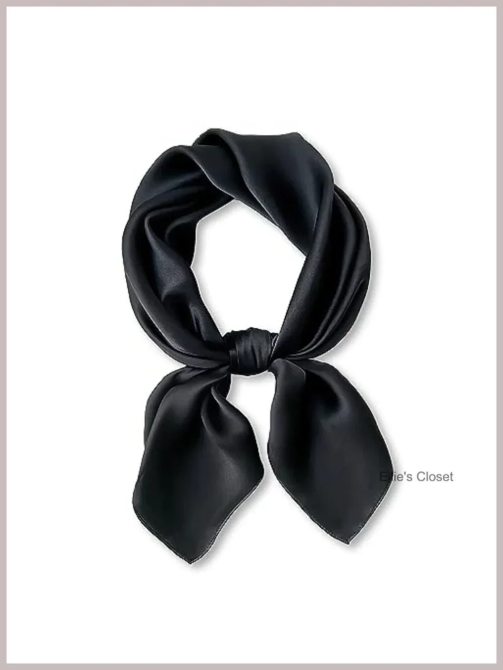 100% Mulberry Silk Square Scarf, Hand-Rolled Edges, Gift Box